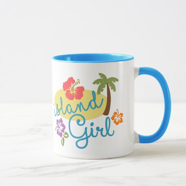Insel Mädchen für Küche Tasse (Rechts)