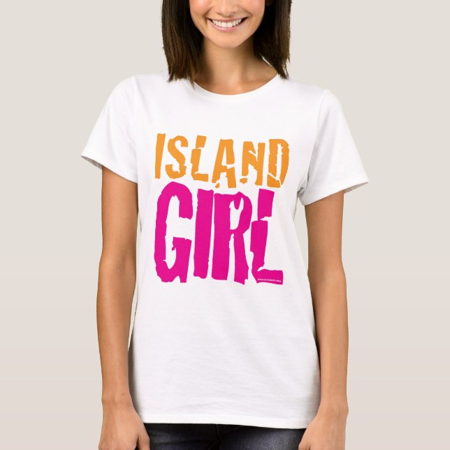 Insel-Mädchen-T - Shirt (Vorderseite)