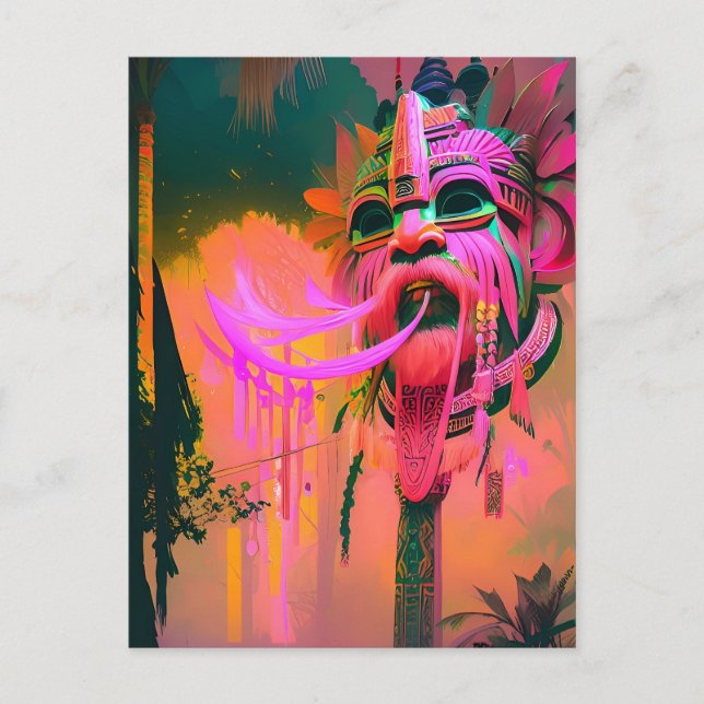Insel Magie in der Luft Ken Gefecht Tropisch Postkarte (Vorderseite)