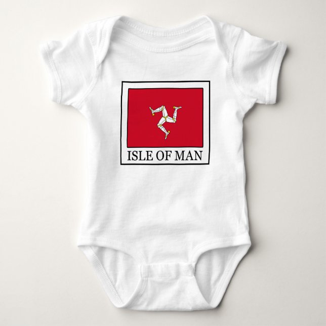 Insel Man Baby Strampler (Vorderseite)