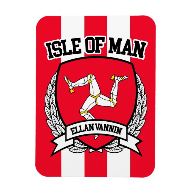 Insel Man Magnet (Vertikal)