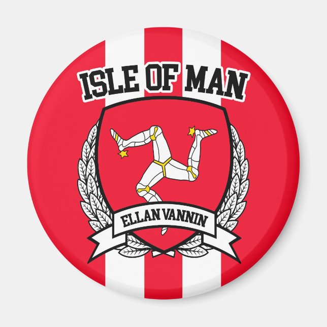 Insel Man Magnet (Vorne)