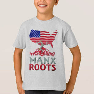 Insel Man Manx American T-Shirt