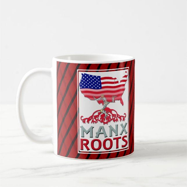 Insel Man Manx American Tasse (Links)