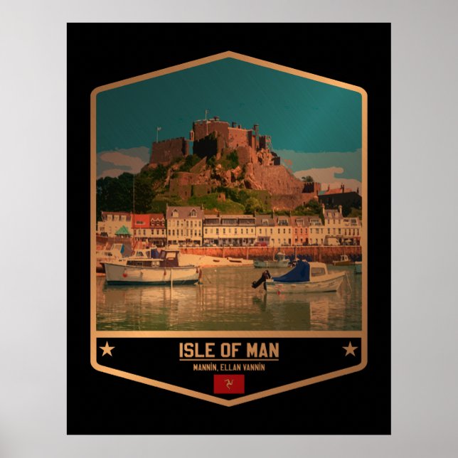 Insel Man Poster (Vorne)