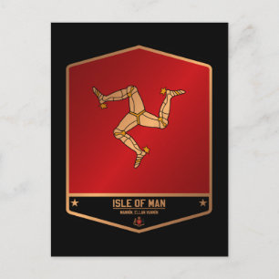 Insel Man Postkarte