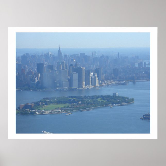 Insel Manhattan und Governors Poster (Vorne)