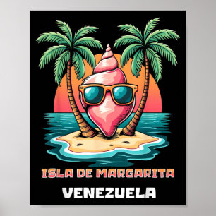 Insel Margarita Venezuela Strandurlaub Poster