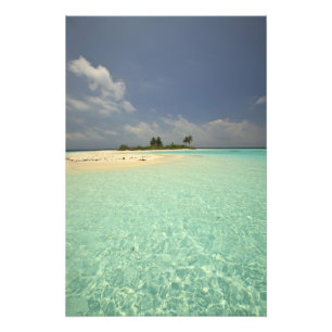 Insel Mathidhoo, unbewohnt, North Huvadhoo 3 Fotodruck