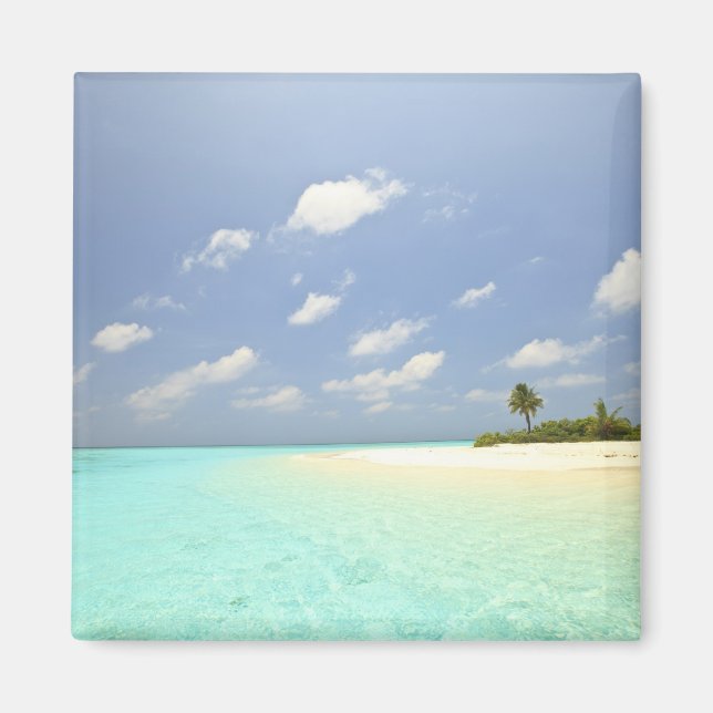 Insel Mathidhoo, unbewohnt, North Huvadhoo 3 Magnet (Vorne)
