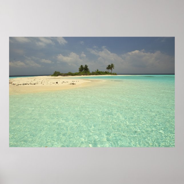 Insel Mathidhoo, unbewohnt, North Huvadhoo 3 Poster (Vorne)