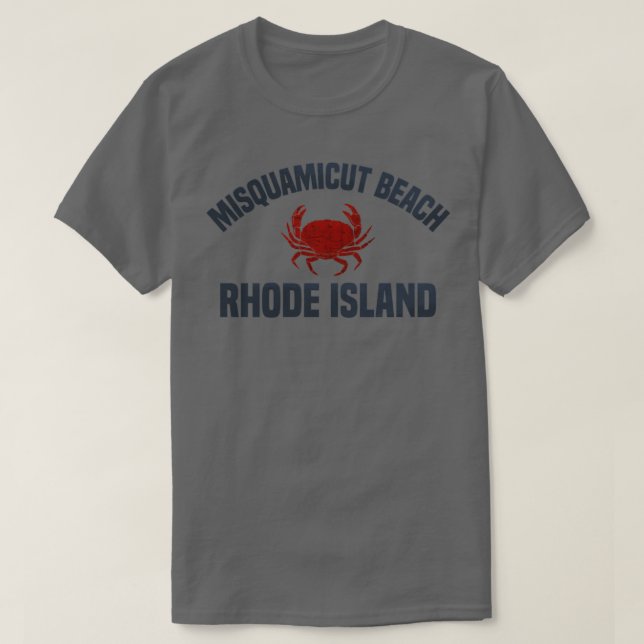 Insel Misquamicut Beach RHODE T-Shirt (Design vorne)
