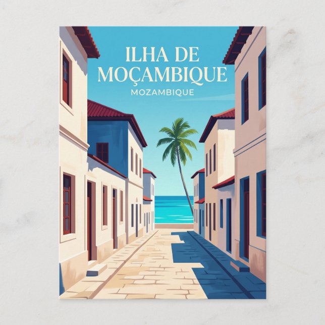 Insel Mosambik Mosambik Postkarte (Vorderseite)