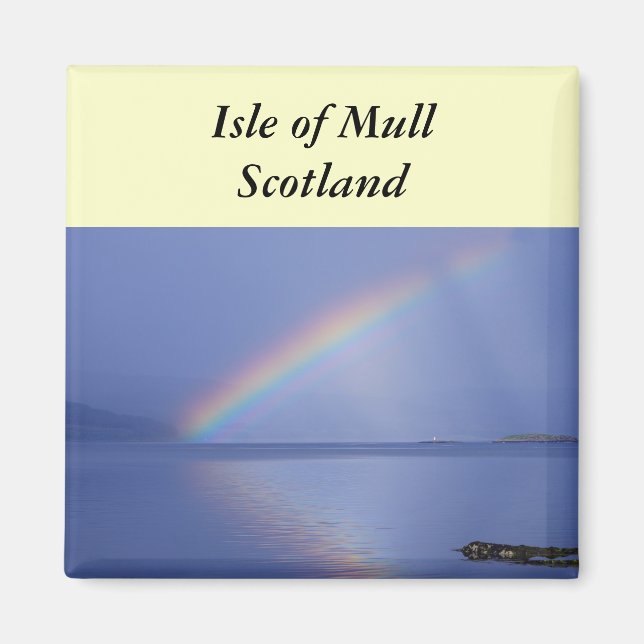 Insel Mull Rainbow Magnet (Vorne)