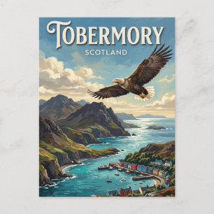 Insel Mull Tobermory Schottland Postkarte