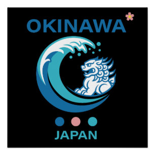 Insel Okinawa Japan Poster