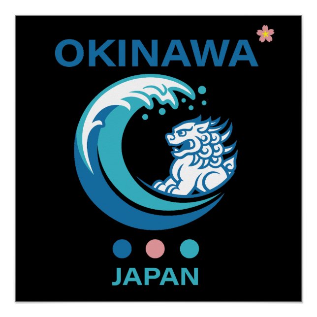 Insel Okinawa Japan Poster (Vorderseite)