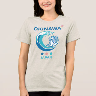 Insel Okinawa Japan Tri-Blend Shirt