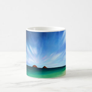 Insel-Ozean-Kunst-Tasse Hawaiis Mokulua Tasse