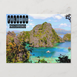 Insel Palawan auf den Philippinen Postkarte