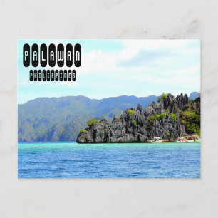 Insel Palawan auf den Philippinen Postkarte
