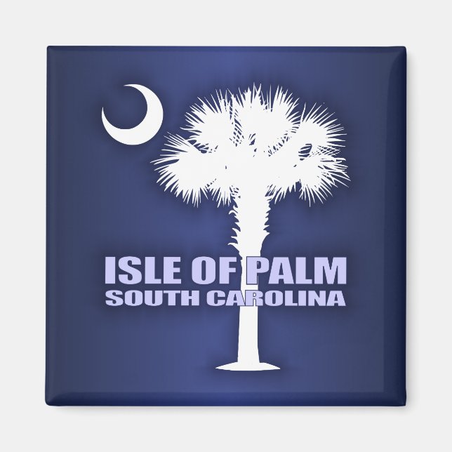 Insel Palm ( Magnet (Vorne)