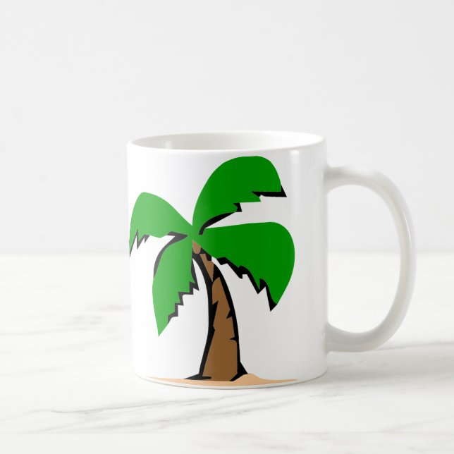 Insel-Palmen-Tasse Tasse (Rechts)