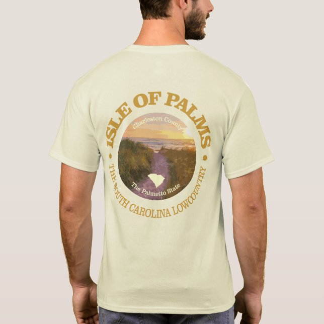 Insel Palms (C) T-Shirt (Rückseite)
