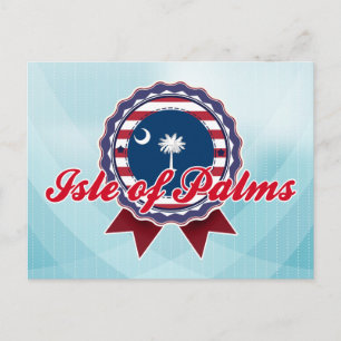 Insel Palms, SC Postkarte