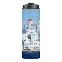 Insel Paros mit Dorf naoussa