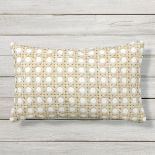 Insel Patio Natürlicher Rattan Kissen Für Draußen