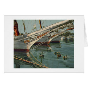 Insel Pauls McGehee "Stockenten in Tilghman" Karte