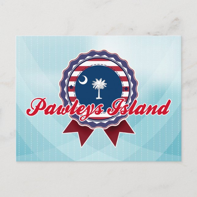 Insel Pawleys, SC Postkarte (Vorderseite)