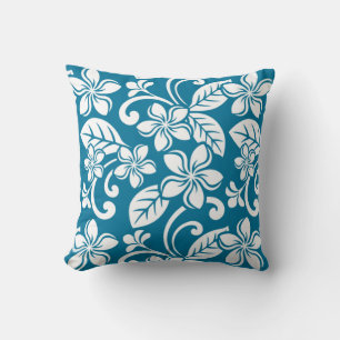 INSEL PLUMERIA (KARIBIK BLAU) KISSEN