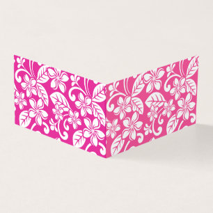 Insel Plumeria Muster Watermelon Pink