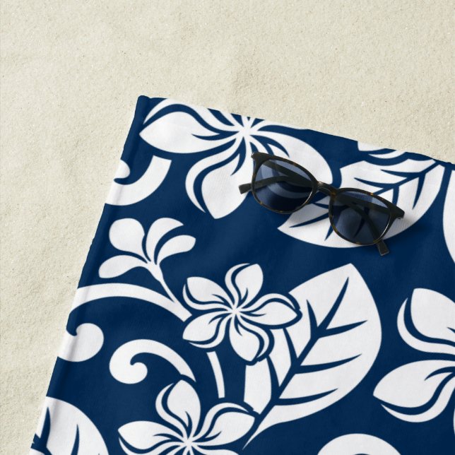 INSEL PLUMERIA (NAVY) STRANDTUCH (Beispiel)