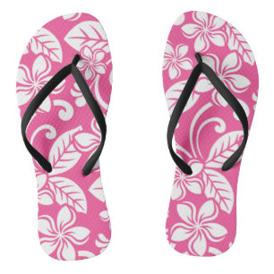 INSEL-PLUMERIA (WASSERMELONE PINK) FLIP FLOPS