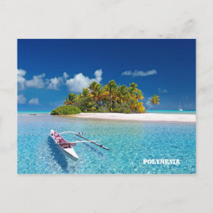 Insel Polynesien Postkarte
