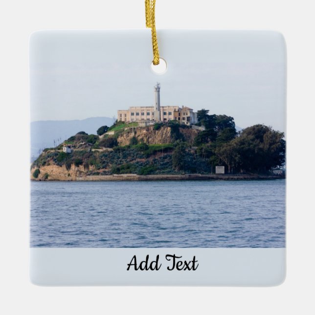 Insel Prison, Alcatraz Keramikornament (Vorderseite)