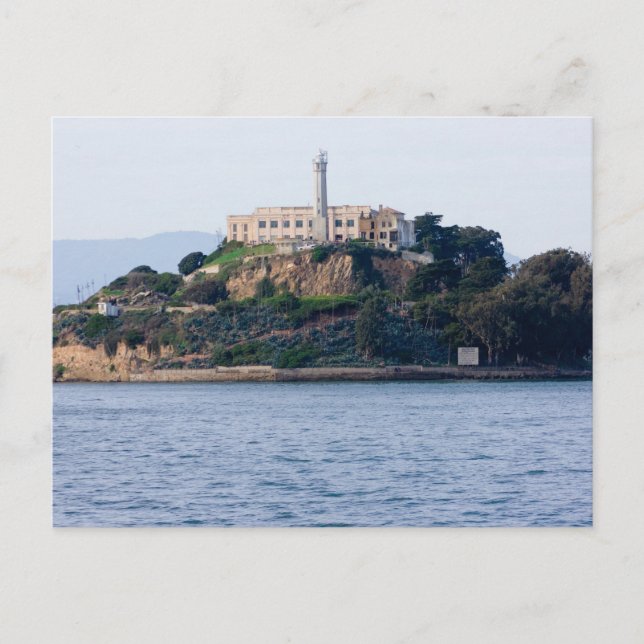 Insel Prison, Alcatraz Postkarte (Vorderseite)