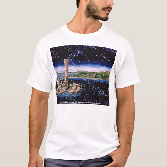 Insel-Ruine, Insel-Ruine, durch Darlene P. T-Shirt (Vorderseite)
