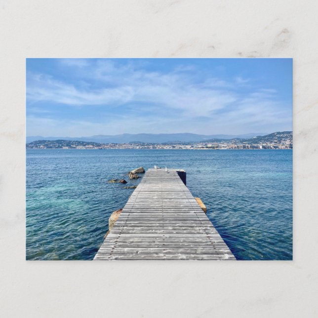 Insel Sainte-Marguerite in der Nähe von Cannes, Fr Postkarte (Vorderseite)