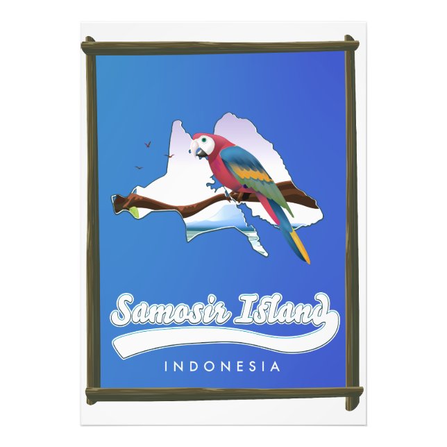 Insel Samosir Fotodruck (Vorne)