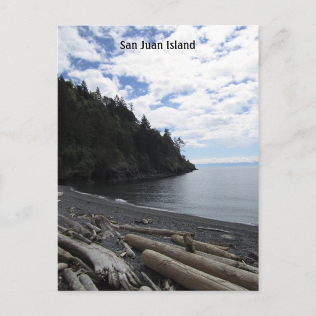 Insel San Juan Postkarte (Vorderseite)
