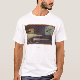 Insel Sankt Catalina, CA-Kasino, fliegender Fisch T-Shirt