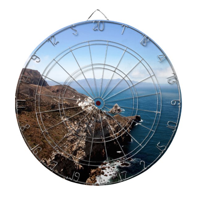 Insel Santa Cruz Dartscheibe (vorne)