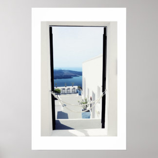 Insel Santorini, Griechenland Poster