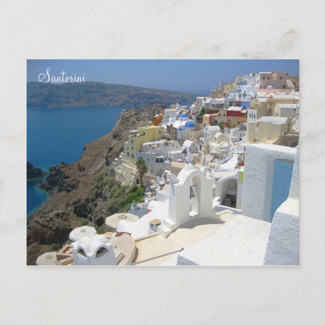Insel Santorini Griechenland Postkarte (Vorderseite)