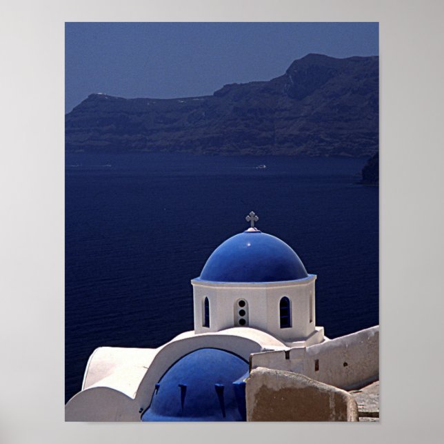 Insel Santorini Poster (Vorne)