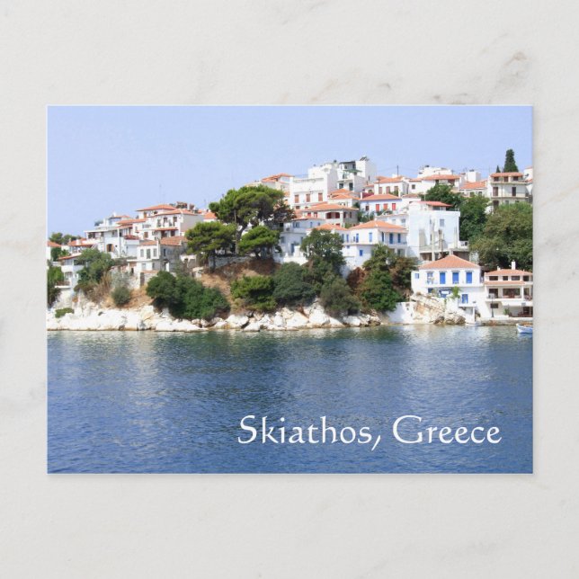 Insel Skiathos, Griechenland Postkarte (Vorderseite)